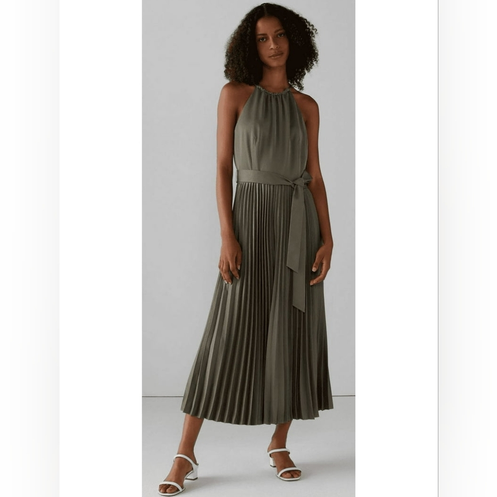 Club Monaco Pleated Tie Jumpsuit-size 4